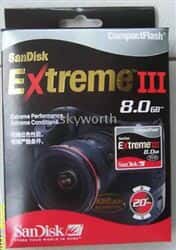 کارت حافظه  سن دیسک Extreme III CF 8GB16546thumbnail